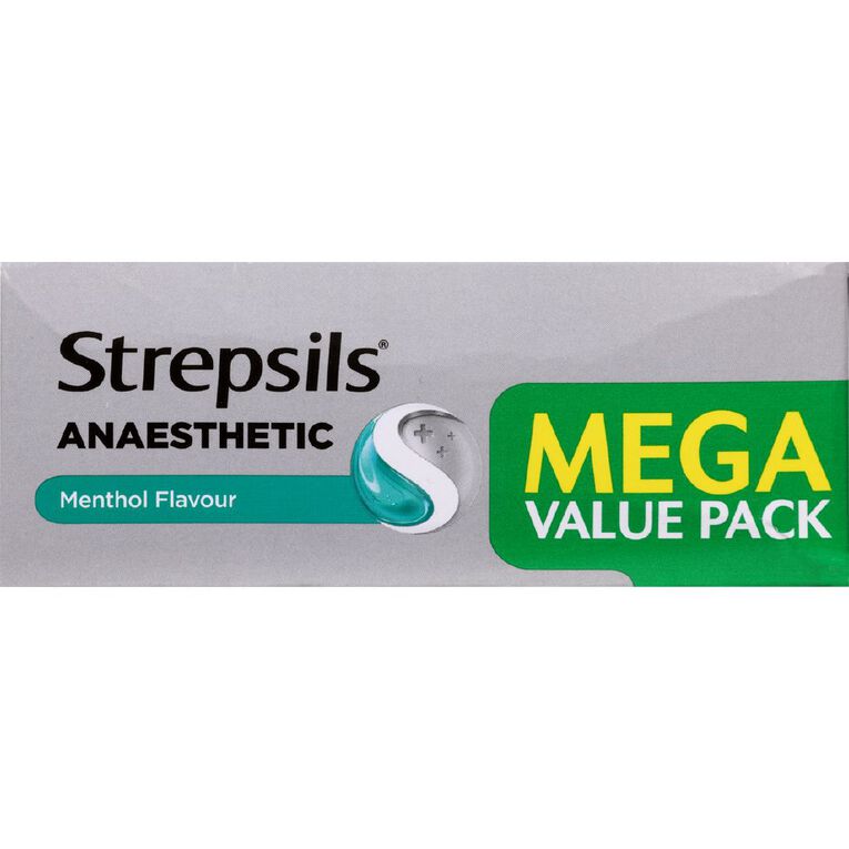 Strepsils Anaesthetic Menthol Flavour Lozenges 48 Pack, , hi-res