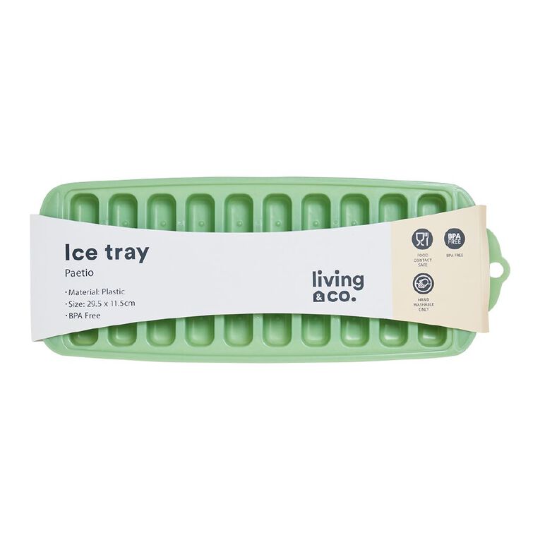 Living & Co Ice Stick Tray Green, , hi-res