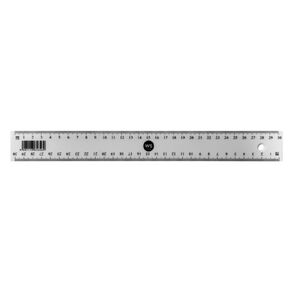 WS Plastic Ruler 30cm White