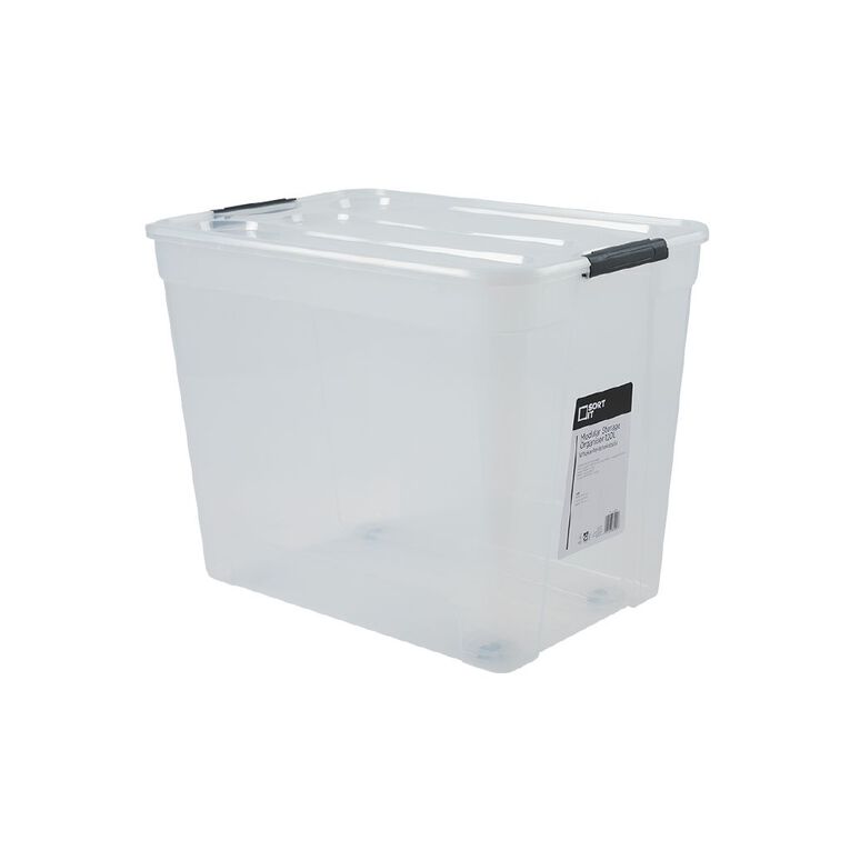 Sort It Modular Storage Organiser 120L Clear, , hi-res