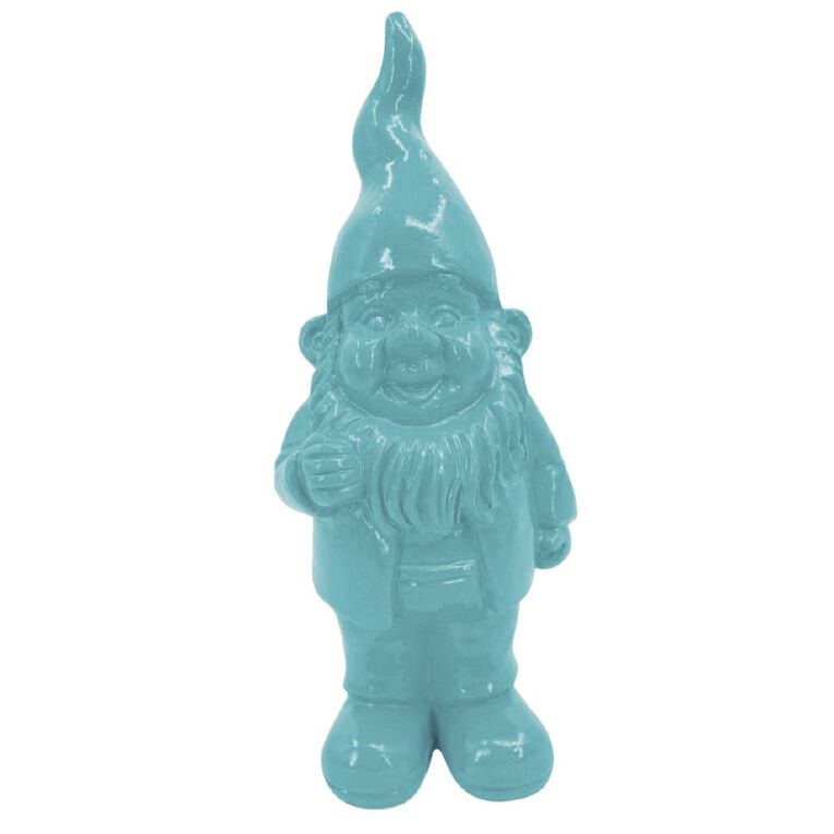 Kiwi Garden Blue Gnome 14.5 x 11.5 x 35cm, , hi-res