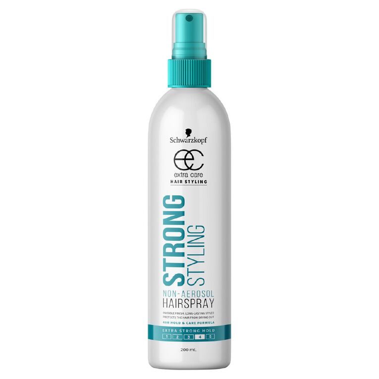Schwarzkopf Extra Care Strong Hold Non Aero Spray 200g, , hi-res