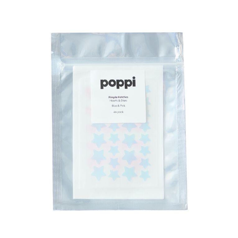Poppi Pimple Patches Hearts & Stars 46 Pack, , hi-res
