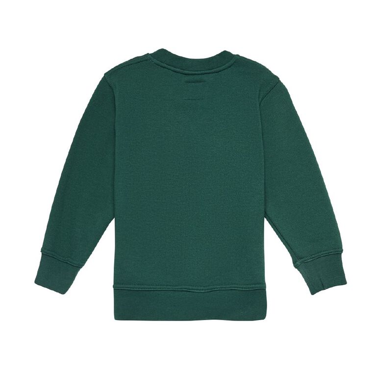 Schooltex Seddon School Sweatshirt with Embroidery, Bottle Green, hi-res