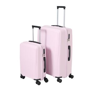 Intrepid Hardside Suitcases 2 Piece Set Pink