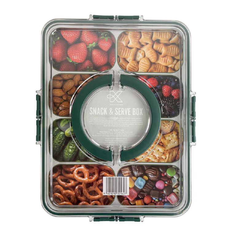 Kate's Kitchen Rectangle Snack & Serve Box Mistletoe Green, , hi-res