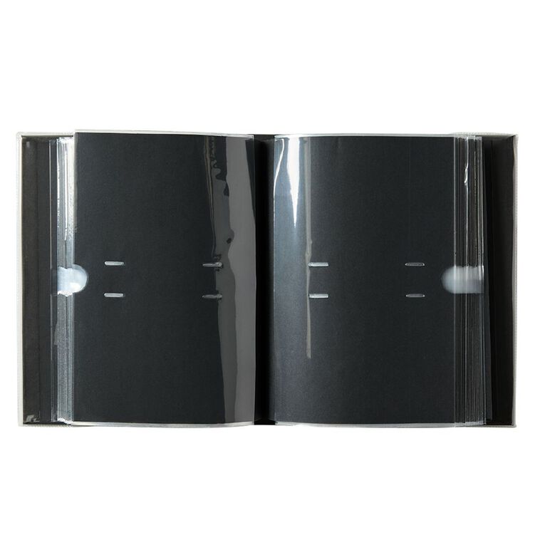 Living & Co Black Page Photo Album 200 Pocket, , hi-res