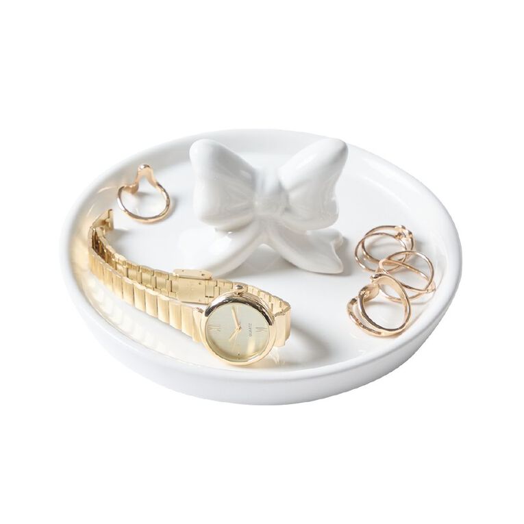 Living & Co Bow Jewellery Tray, , hi-res