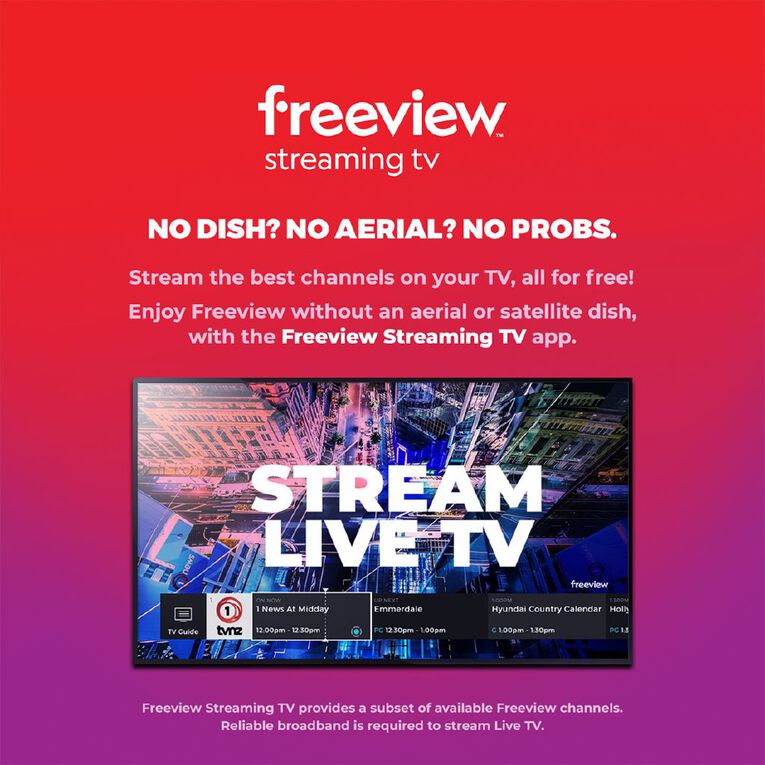 DishTV SmartVU SV12HD Android TV Freeview Dongle Black, , hi-res