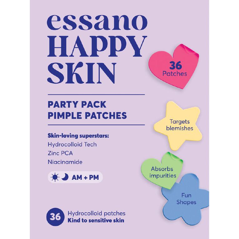 Essano Happy Skin Party Pack Pimple Patches 36s, , hi-res