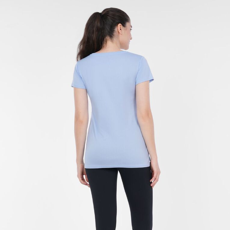 Active Intent Women's Cooldry Tee, Blue Light, hi-res