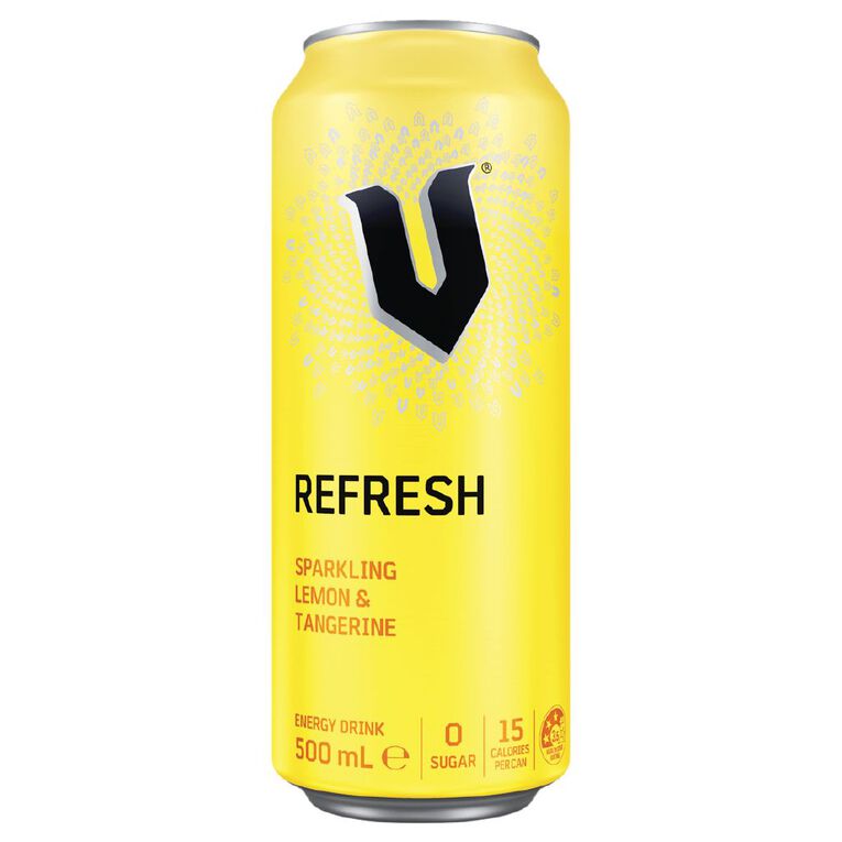 V Refresh Lemon And Tangerine Can 500ml, , hi-res