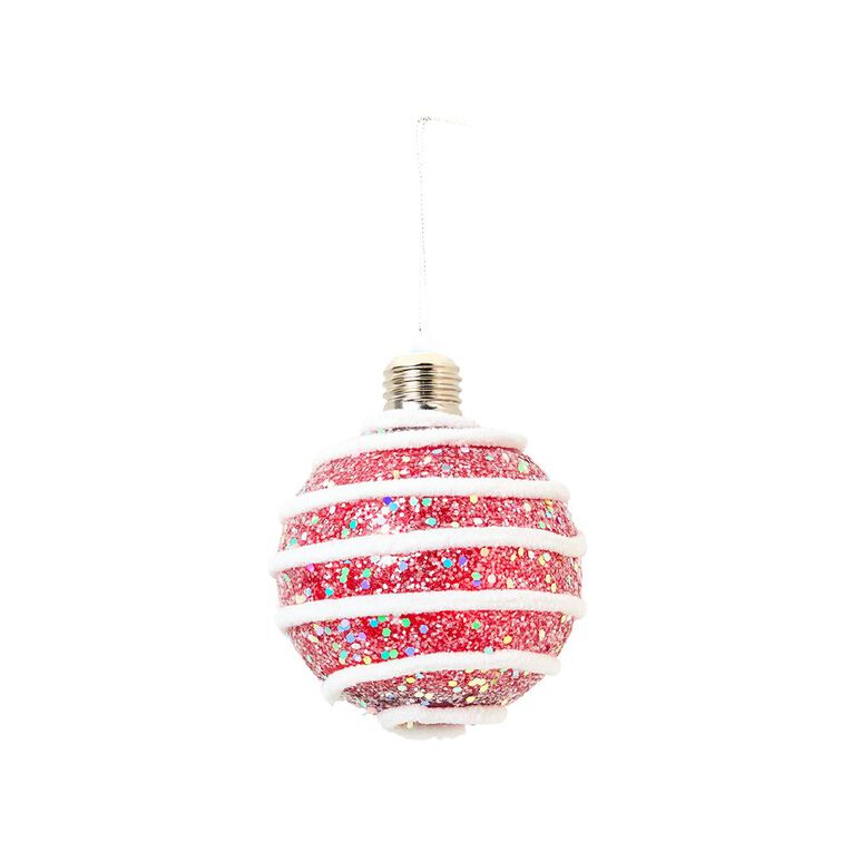 Wonderland Light Up Bauble Assorted 10cm, , hi-res