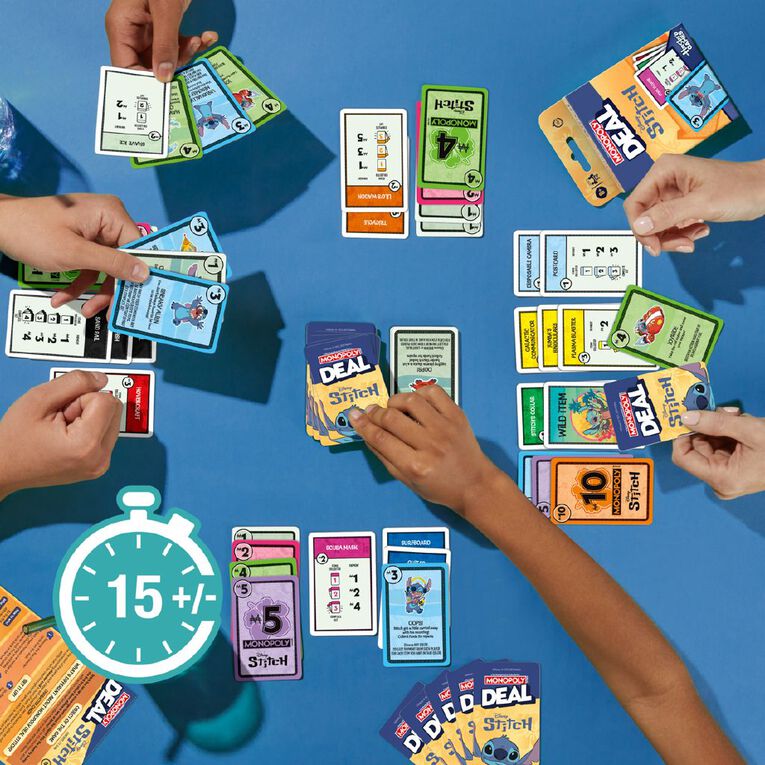Hasbro Monopoly Deal Stitch, , hi-res