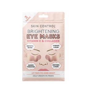 skin control brightening eye masks 6 pack