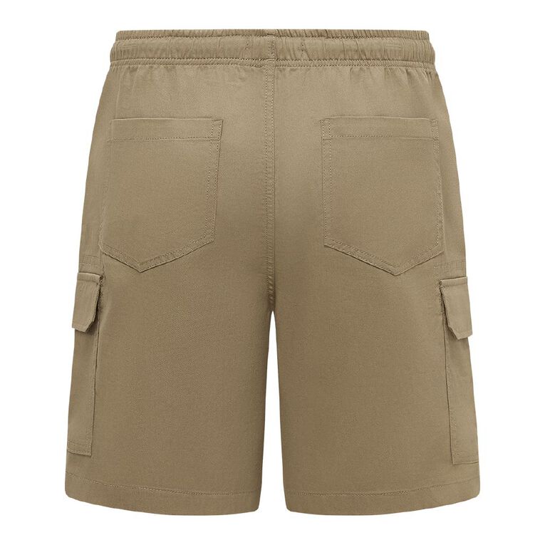 H&H Men's Cargo Shorts, Brown Mid, hi-res