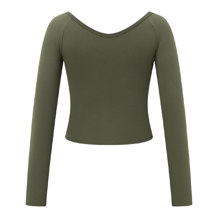 H&H Women's Contour Sweetheart Off Shoulder Top, Green Dark, hi-res