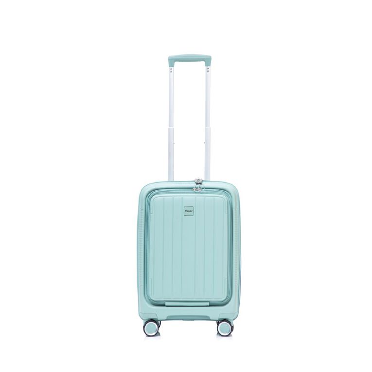 Wander Hard Textured Carry On Suitcase with Front Open, , hi-res