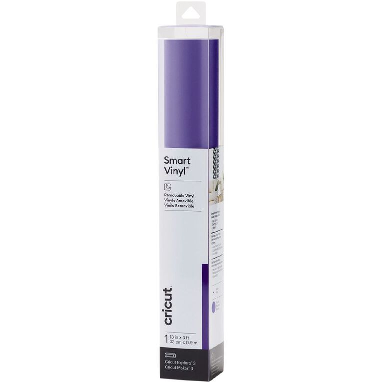 Cricut Smart Vinyl Removable 13 Inch X 3 Feet Purple Mid, , hi-res
