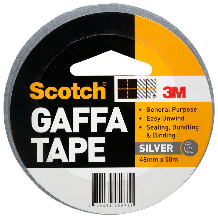 Scotch Gaffa Tape 48mm x 50m Silver, , hi-res