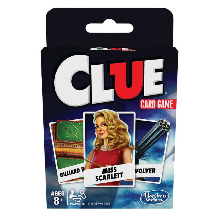 Hasbro Classic Clue Card Game, , hi-res