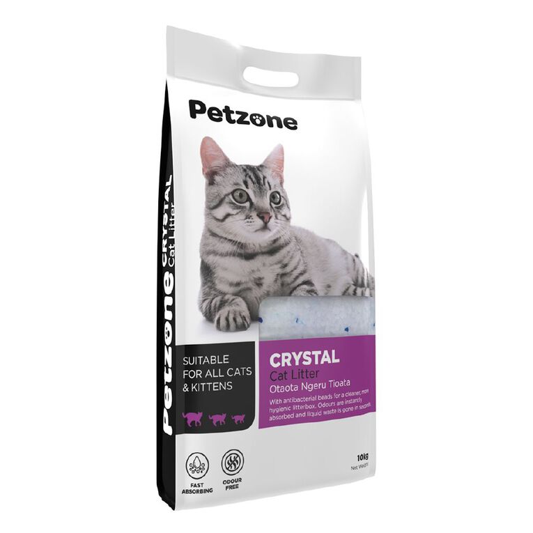 Petzone Cat litter Crystal 10kg, , hi-res