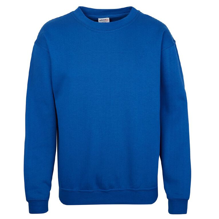 Schooltex Adults' Fleece Sweatshirt, Royal, hi-res