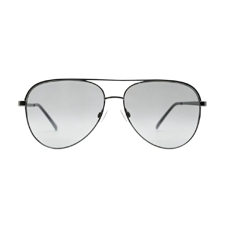 H&H Men's Aviator Sunglasses Gunmetal, , hi-res