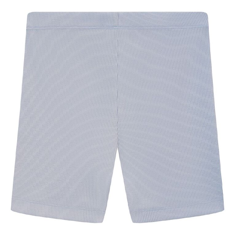 Young Original Plain Rib Bike Shorts, Blue Light, hi-res