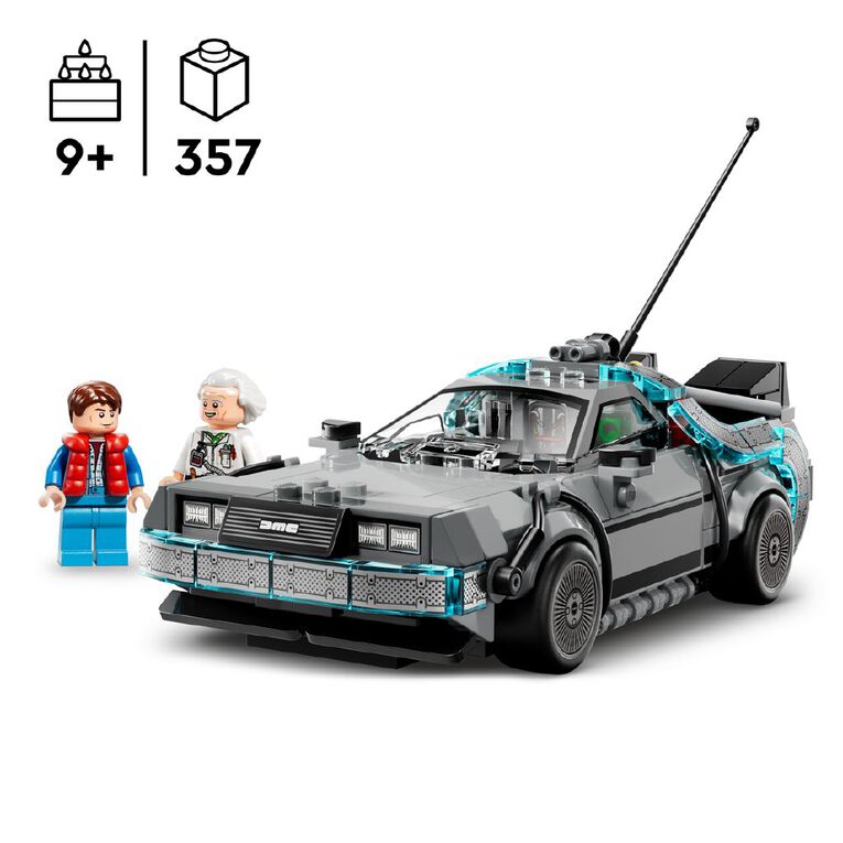 LEGO Speed Champions Time Machine from Back to the Future 77256, , hi-res