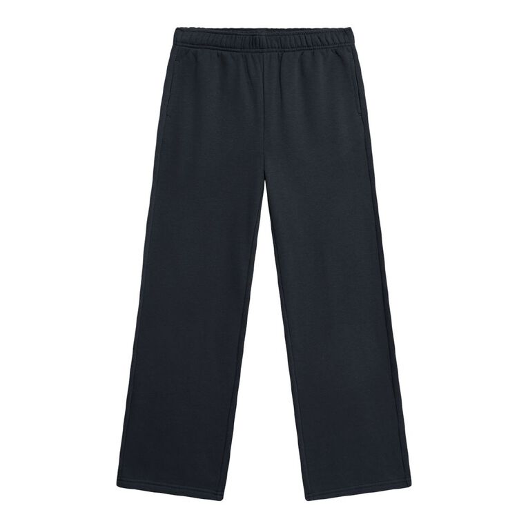 Young Original Plain Straight Leg Trackpants, Grey Dark, hi-res