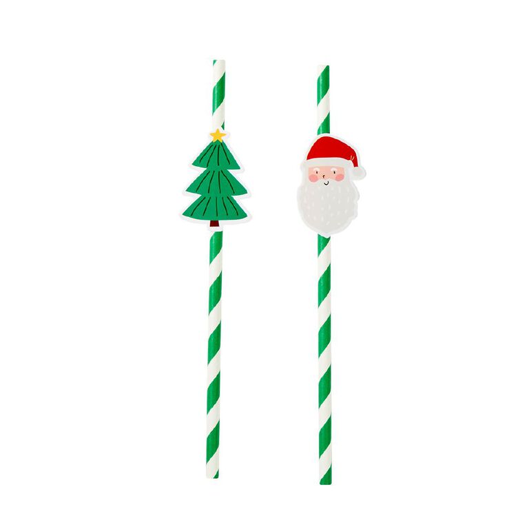 Wonderland Fun Festive Straws 2 Pack, , hi-res
