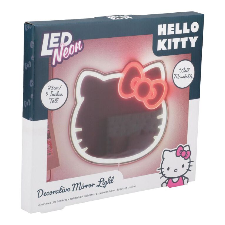 Paladone Hello Kitty Wall Mountable LED Neon Mirror, , hi-res