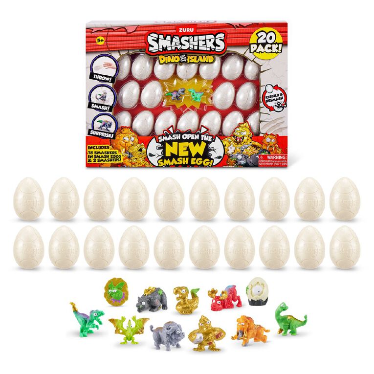 Zuru Smashers Dino Island Smash Eggs, , hi-res