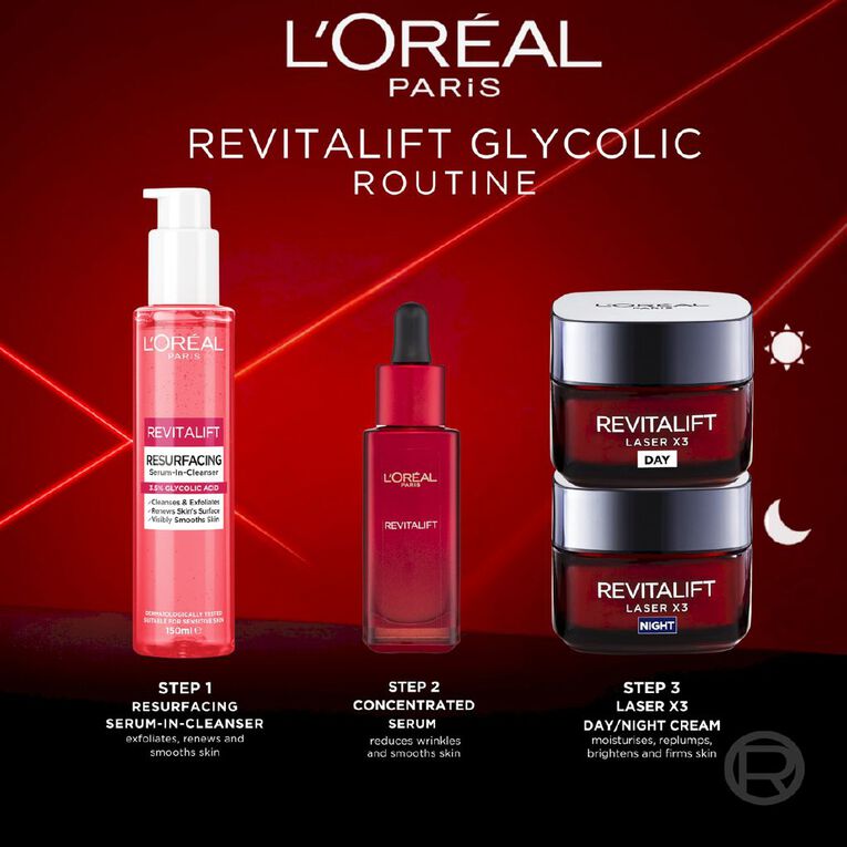 L'Oreal Paris Revitalift Laser Glycolic Acid Cleanser 150ml, , hi-res