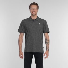 H&H POLO HHM SPACEDYE EMB NAV S