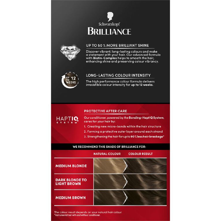 Schwarzkopf Brilliance Cool Browns Hair Colour 73 Frosty Brown, , hi-res