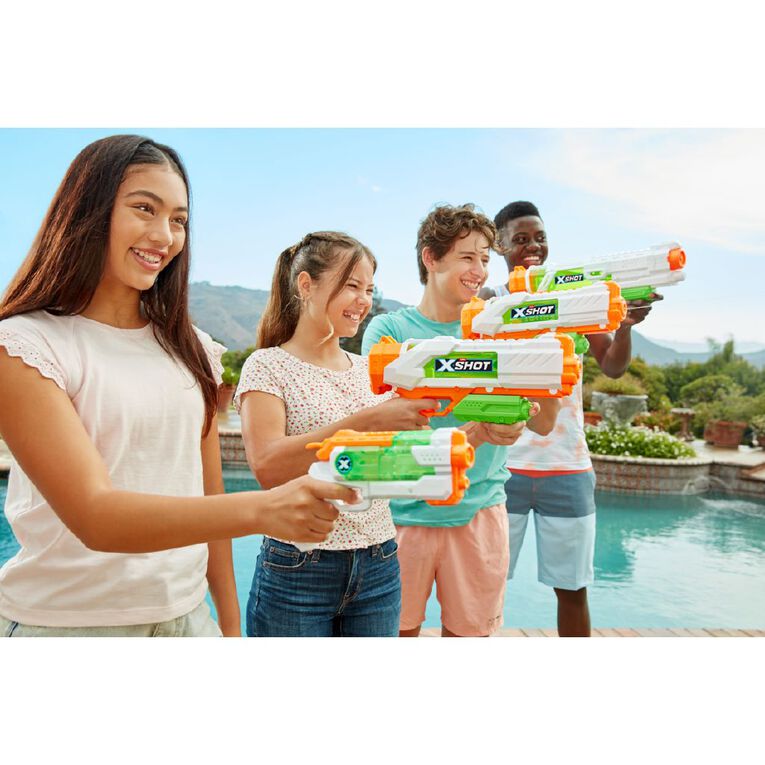 Zuru X-Shot Water Warfare Combo Pack Fast Fill Large Water Blaster, , hi-res