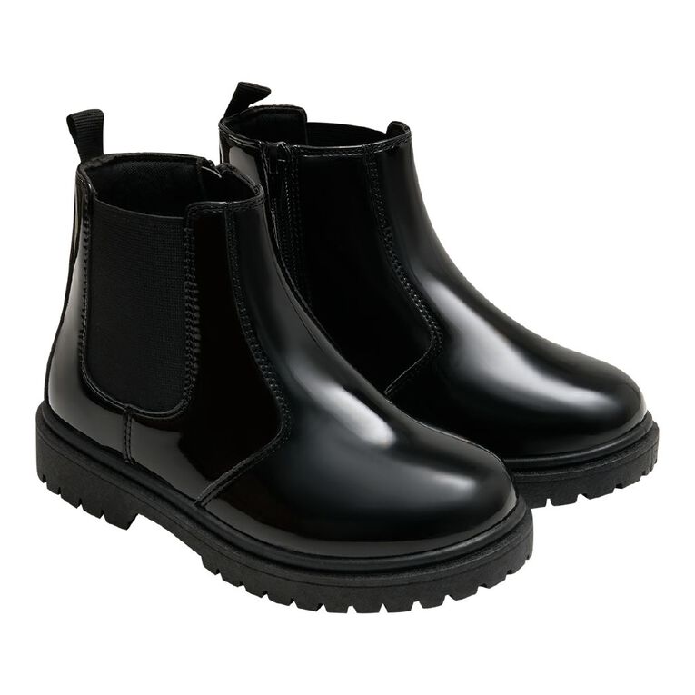Young Original Senior Kids' Penny Boots, Black, hi-res