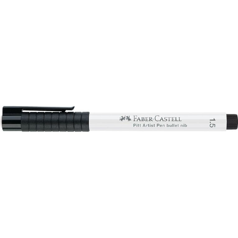Faber-Castell Pitt Artist Pen White White, , hi-res