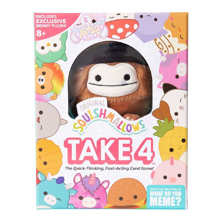 Squishmallows Take 4 Card Game, , hi-res