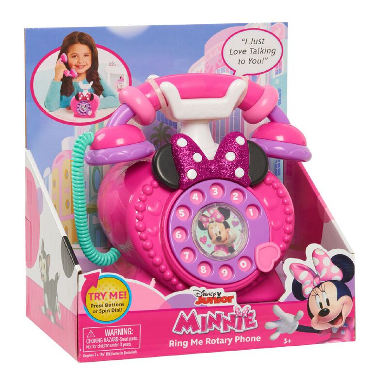 Minnie Mouse Ring Me Rotary Phone, , hi-res
