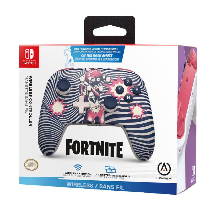 PowerA Nintendo Switch Wireless Controller Fortnite Cuddle Team Leader, , hi-res