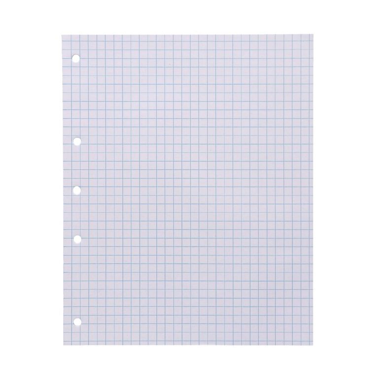 WS Pad Refill 14E5 7mm Quad 40 Leaf Punched Blue, , hi-res