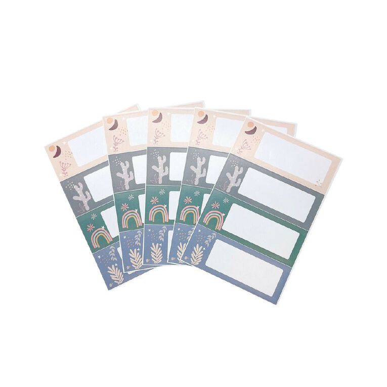WS Book Labels Purple, , hi-res