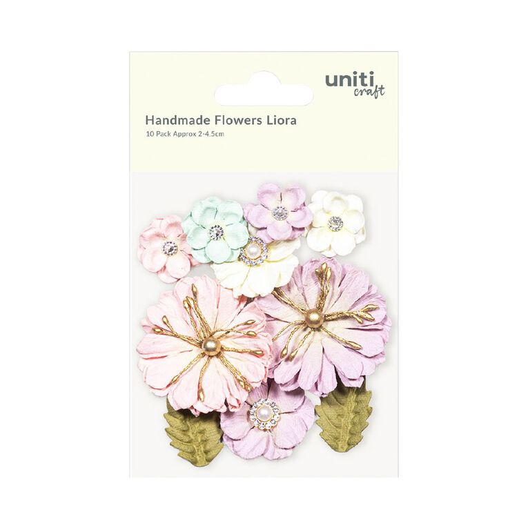 Uniti Handmade Flowers Liora 10 Piece Multi-Coloured, , hi-res