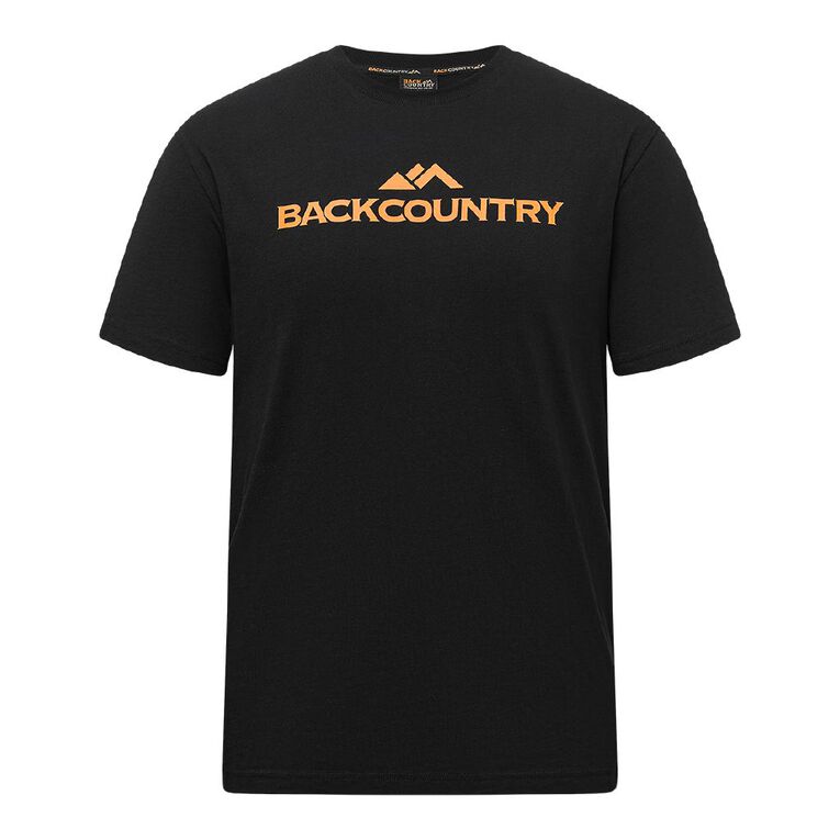 Back Country Adults' Short Sleeve Printed Tee, Black, hi-res