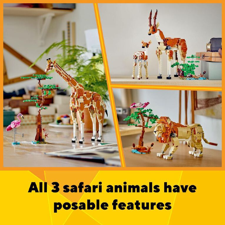 LEGO CREATOR Wild Safari Animals 31150, , hi-res