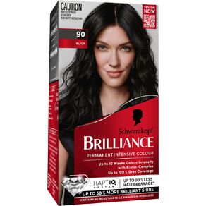 Schwarzkopf Brilliance Hair Colour Black 90 Black
