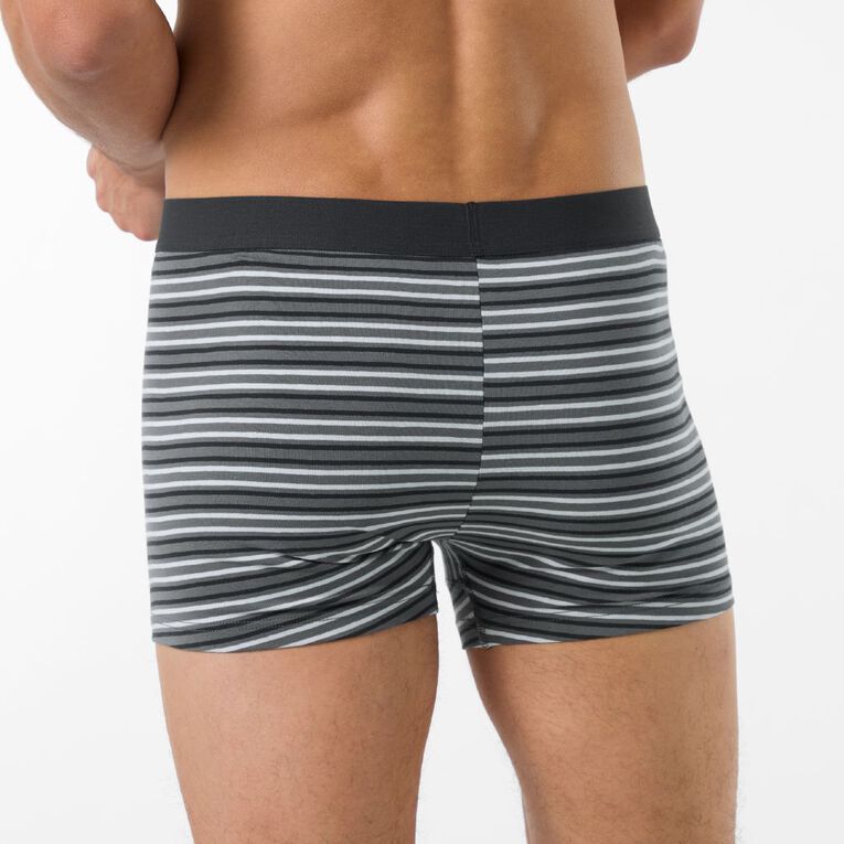 H&H Men's Trunks 3 Pack, Blue/Grey, hi-res
